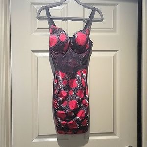 Floral Dress with adjustable bralet cups (36D)